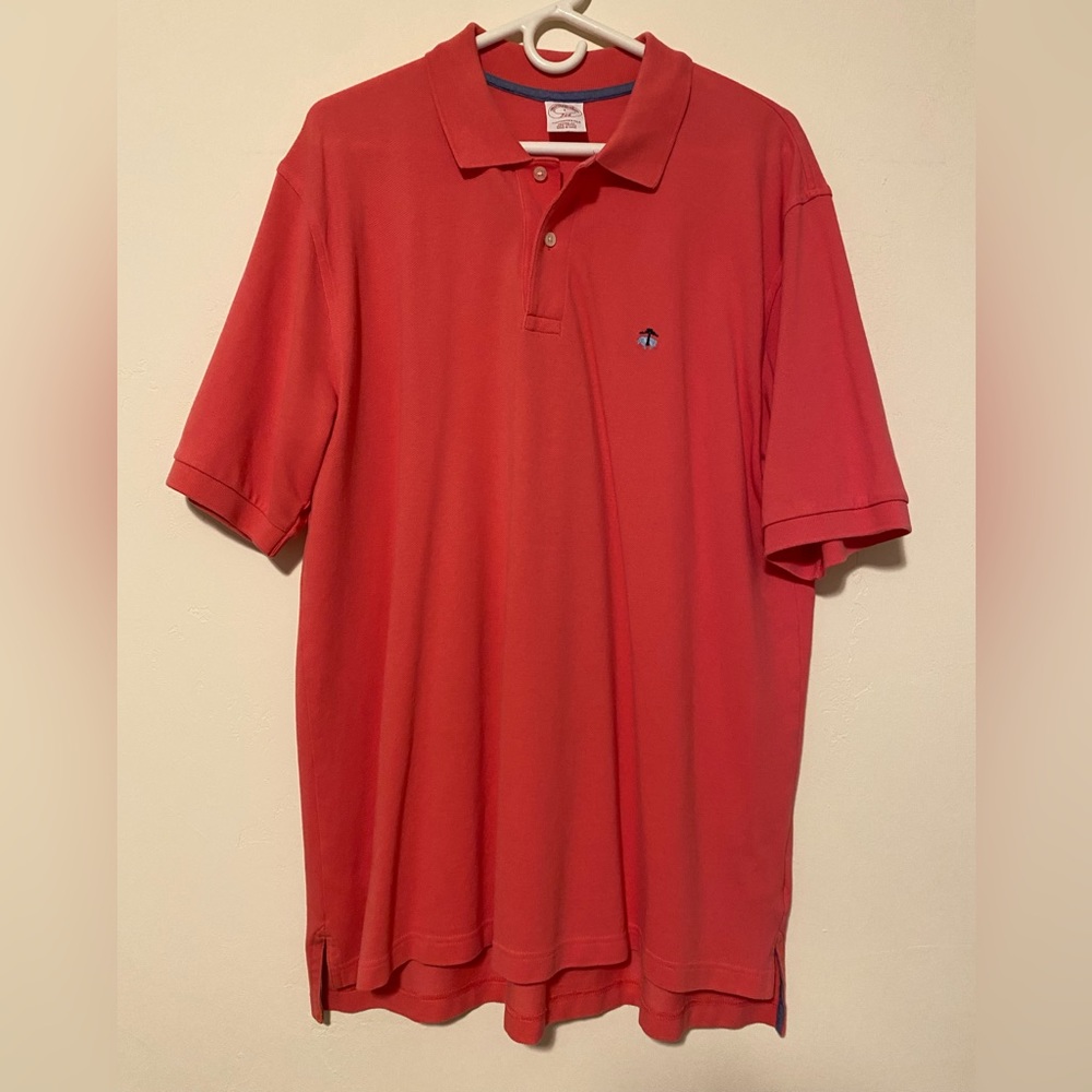 Brooks Brothers pink polo